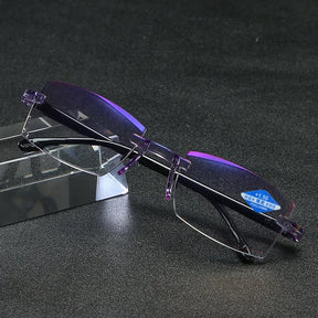 Ahora Rimless Anti Blue Ray Reading Glasses for Men and Women +1.0 1.5 2.0 2.5