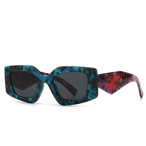 Retro Rectangular Cat Eye Sunglasses