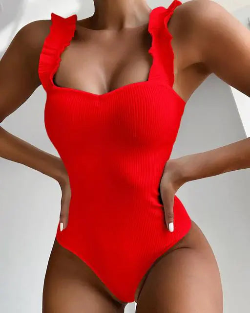 Ruffle Monokini: Summer Splash