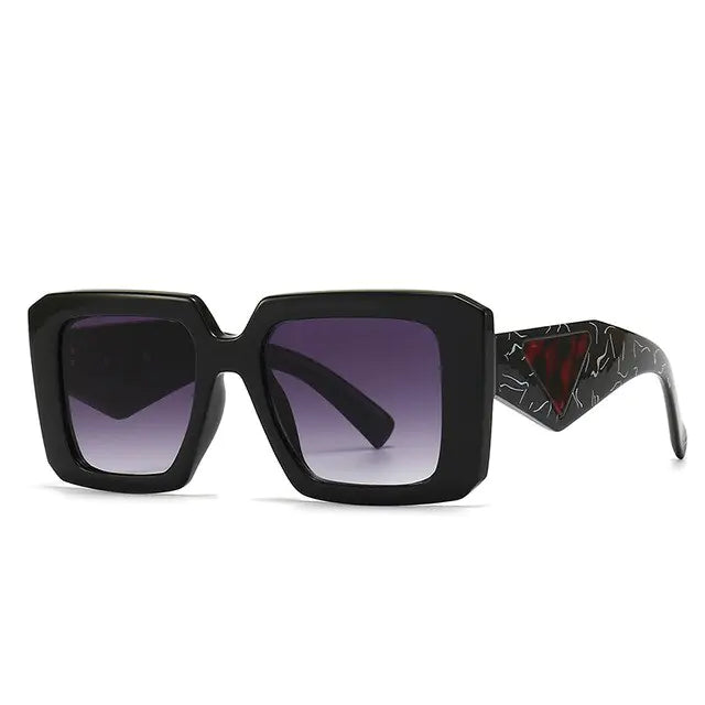 Retro Rectangular Cat Eye Sunglasses