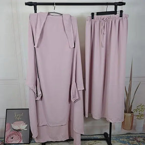 Jilbab for Women 2 Piece Set Muslim