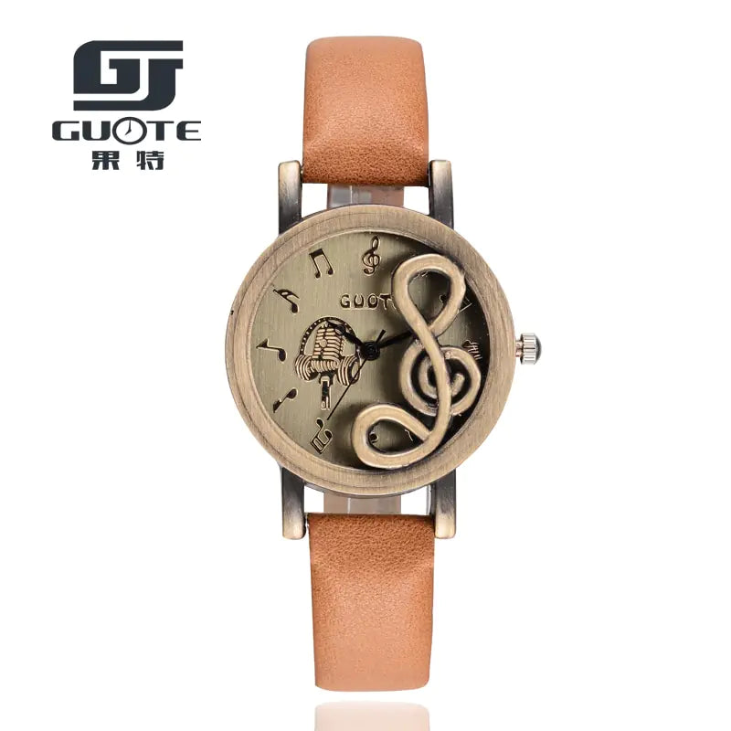 Luxury Ladies Music Note Casual Watch