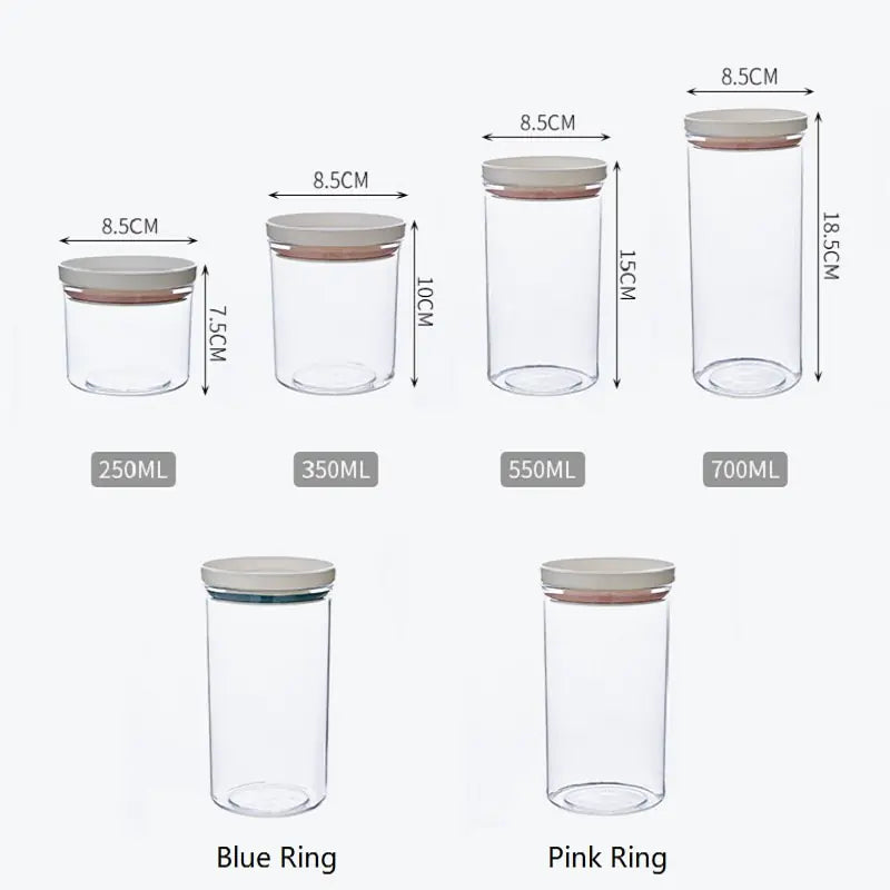 Transparent Food Canister