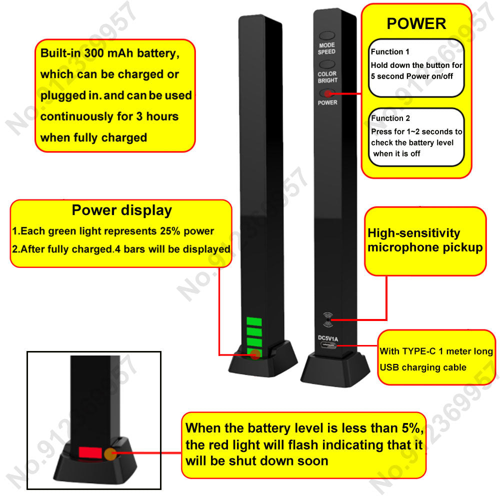 LED Strip Light RGB Sound Control