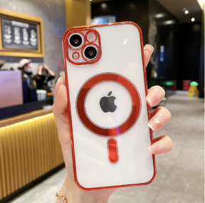 Luxury Transparent Plating Bumper Case