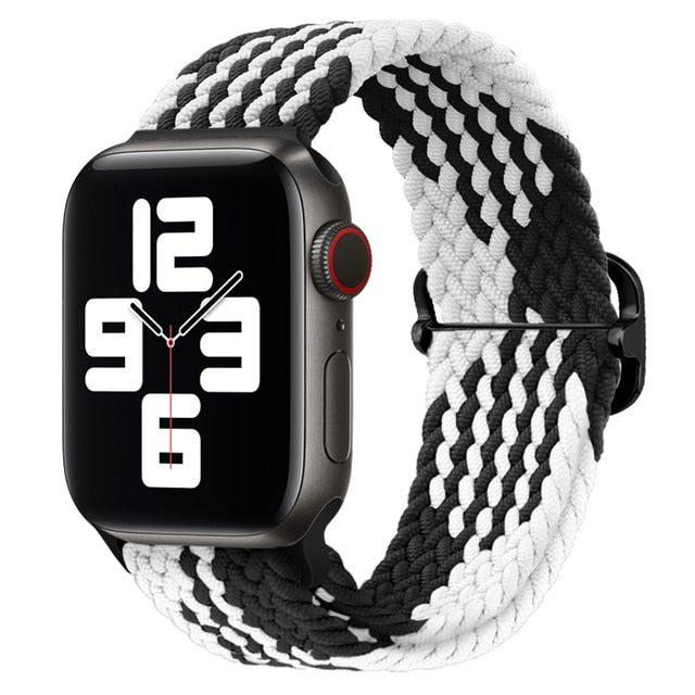 Nylon Braided Solo Loop Strap For Apple Watch