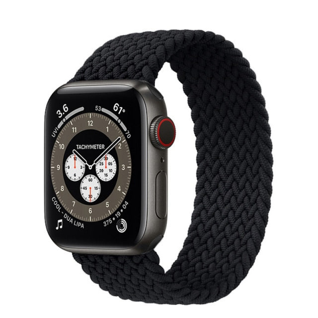 Braided Solo Loop For Apple Watch Band Strap