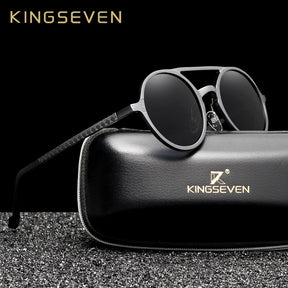 Men's Polarized  Round Sunglasses