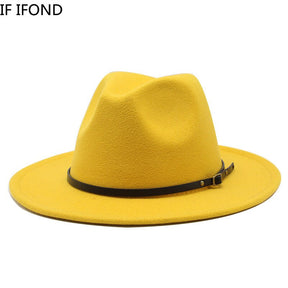 Multicolor Wool Jazz Fedora Hats