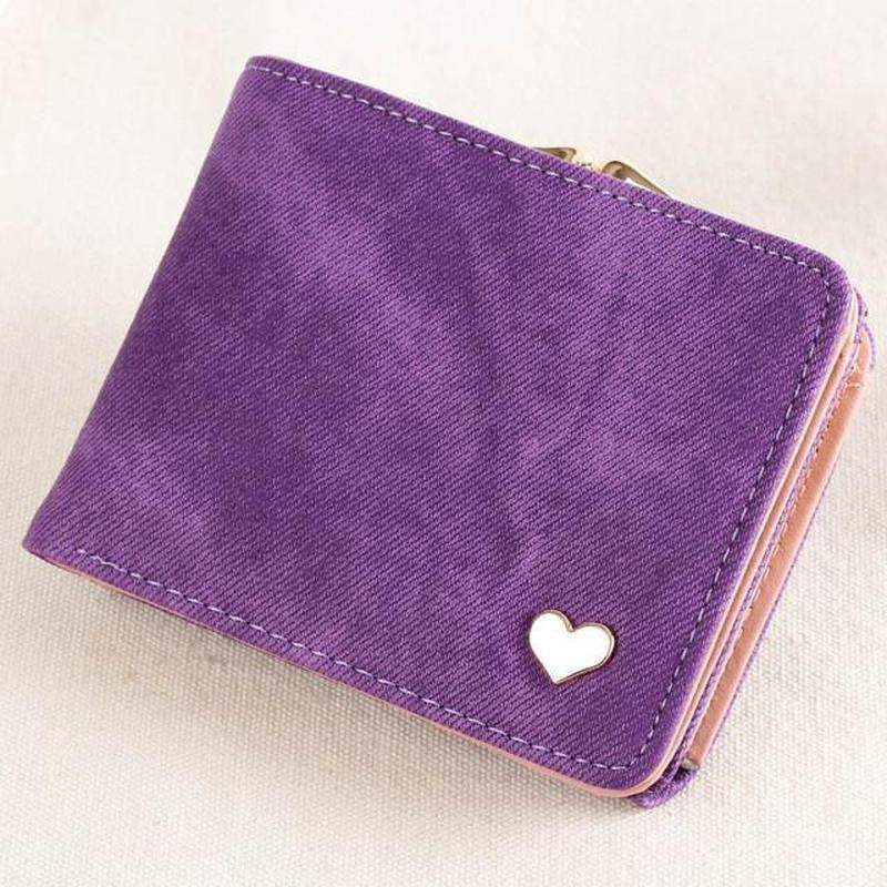 Heart of Gold Compact Wallet