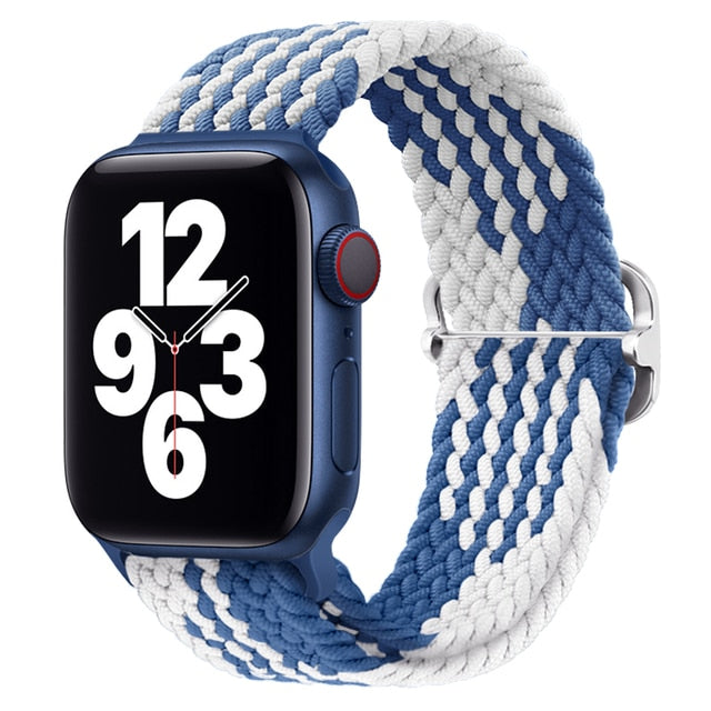 Nylon Braided Solo Loop Strap For Apple Watch