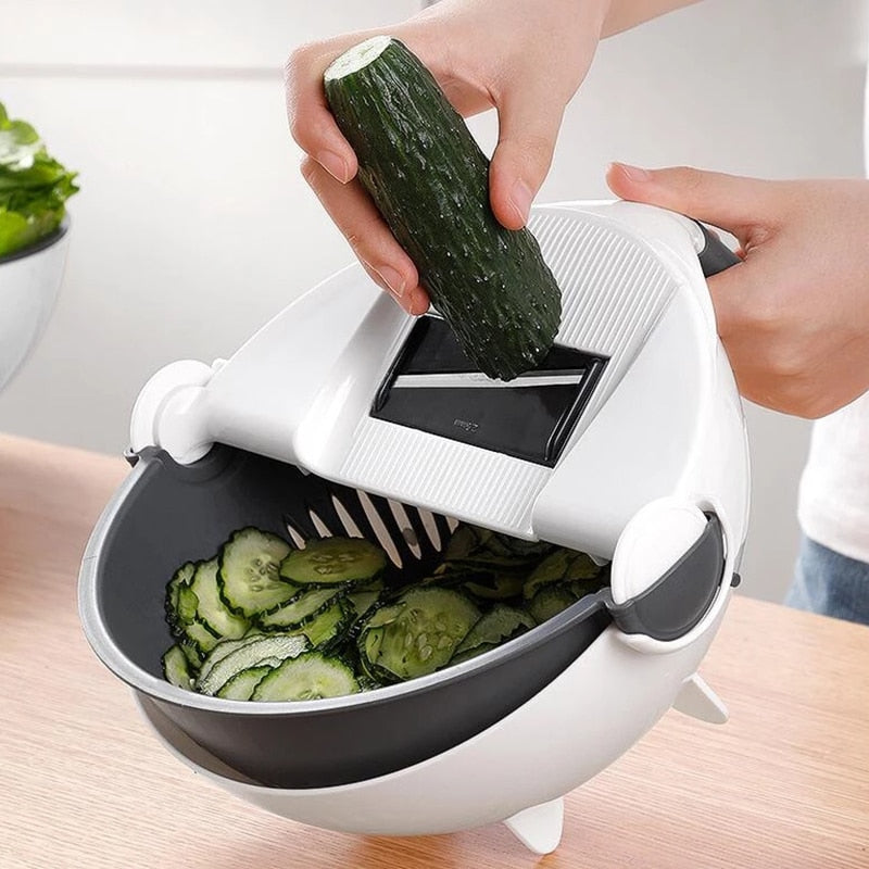 Magic Multifunctional Rotate Vegetable Cutter