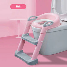 Folding Infant Potty Seat Training Chair with Step Stool Ladder