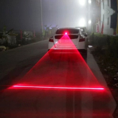 LED Laser Fog Car Taillight Warning Lamp