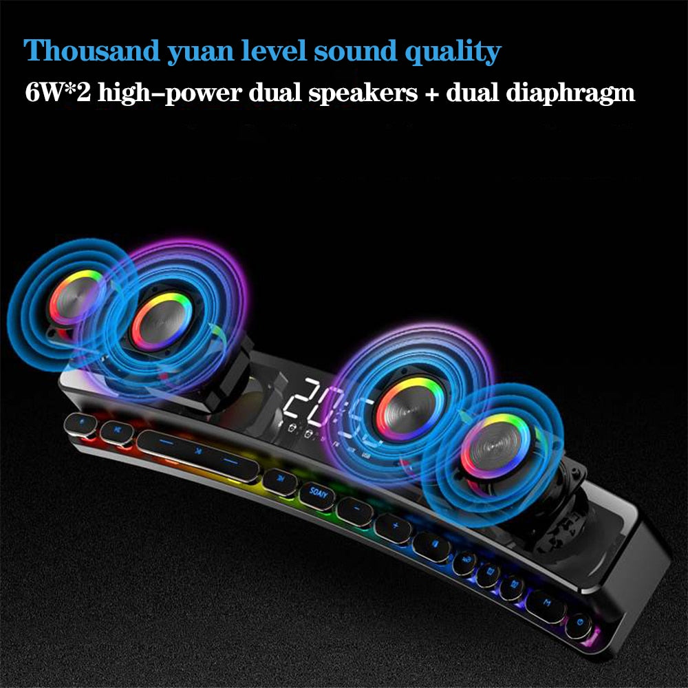 LED bluetooth sound box Speaker Wireless Game Speaker