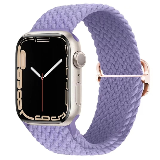 Nylon Braided Solo Loop Strap For Apple Watch