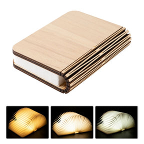 LED Wooden Book Lamp Night Lights