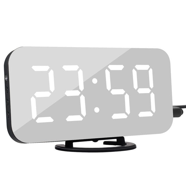 LED Mirror Clock