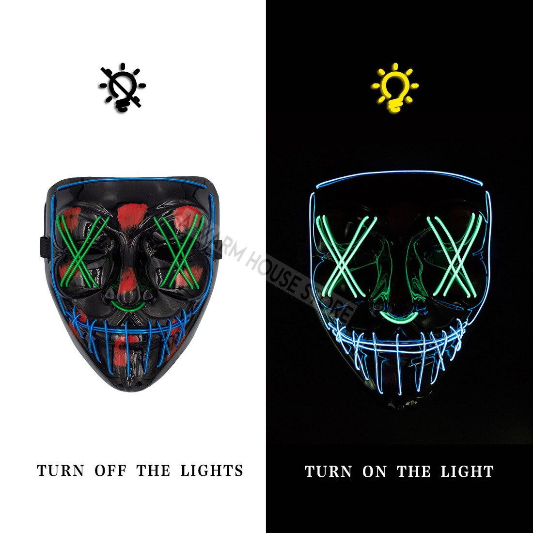 Halloween LED Mask