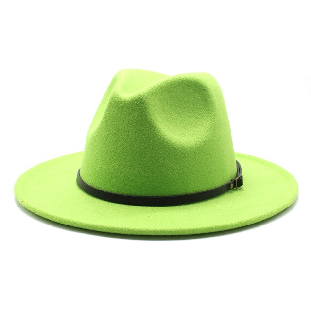 Multicolor Wool Jazz Fedora Hats