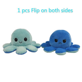 Reversible Flip Octopus Stuffed Plush Doll