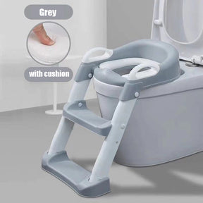 Folding Infant Potty Seat Training Chair with Step Stool Ladder