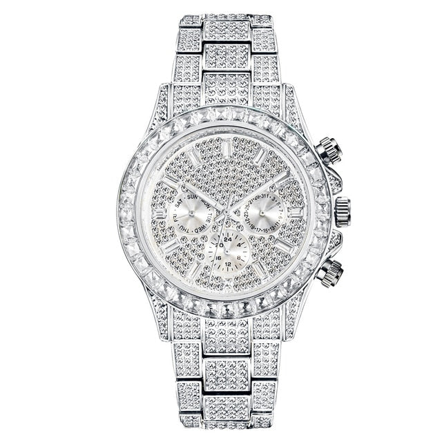 Diamond Quartz Watch