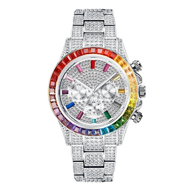 Diamond Quartz Watch