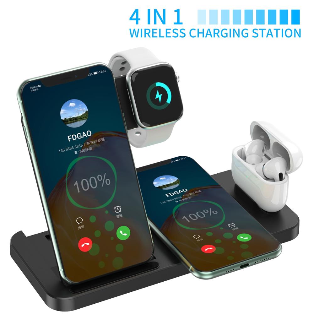 15W 4 in 1 Fast Wireless Charger