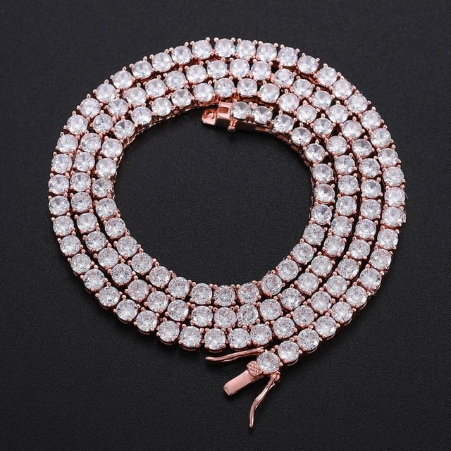 Top Quality CZ Box Clasp Necklace