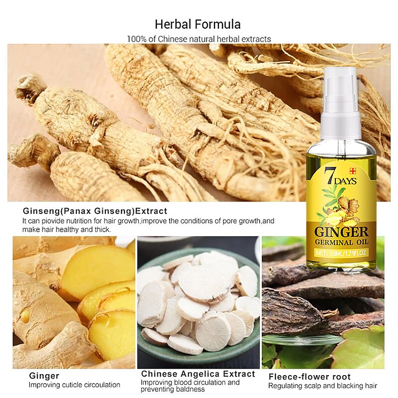 Ginger Extract Hair Spray