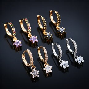 Colorful Star Earrings