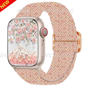 Nylon Braided Solo Loop Strap For Apple Watch