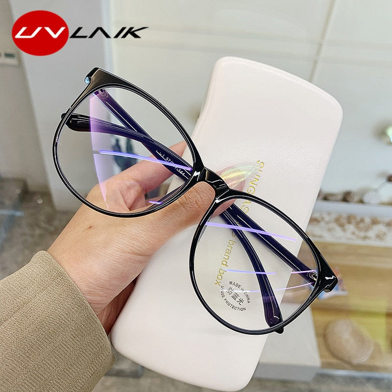 Transparent Anti Blue Light Computer Glasses