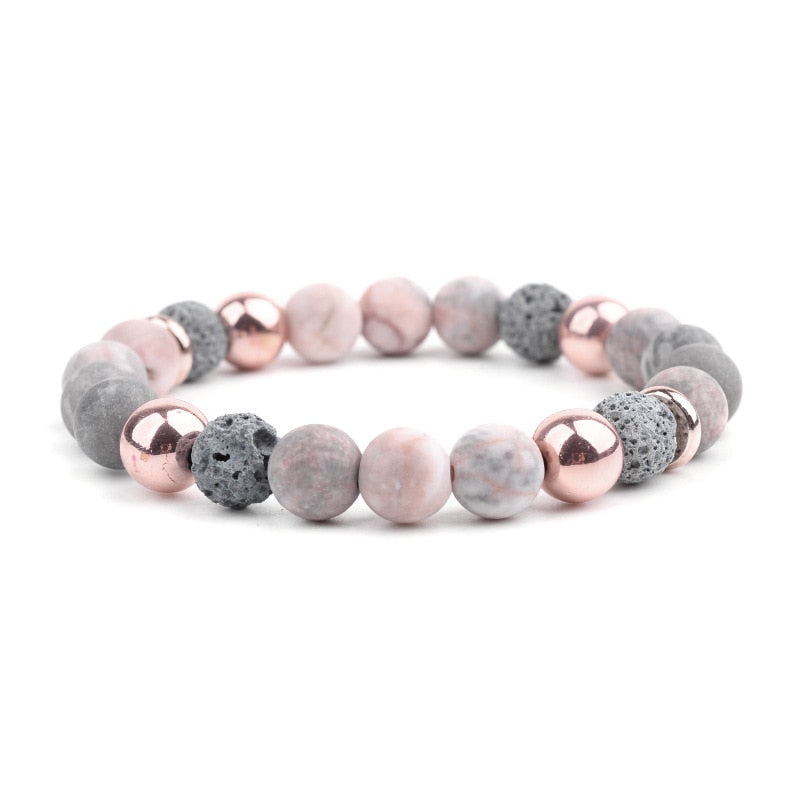 Lava Rock Stone Bracelet