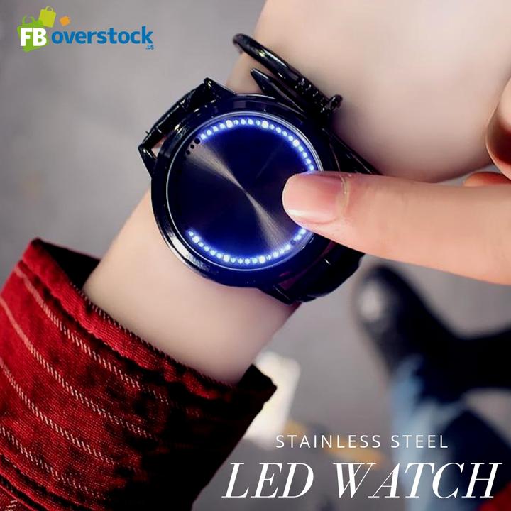 Stainless Steel Led Designer Watch