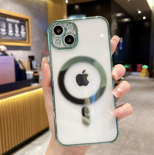 Luxury Transparent Plating Bumper Case