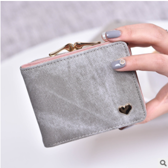 Heart of Gold Compact Wallet