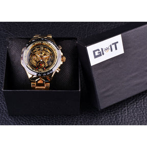 Mechanical Sport Design Golden Men's Watches