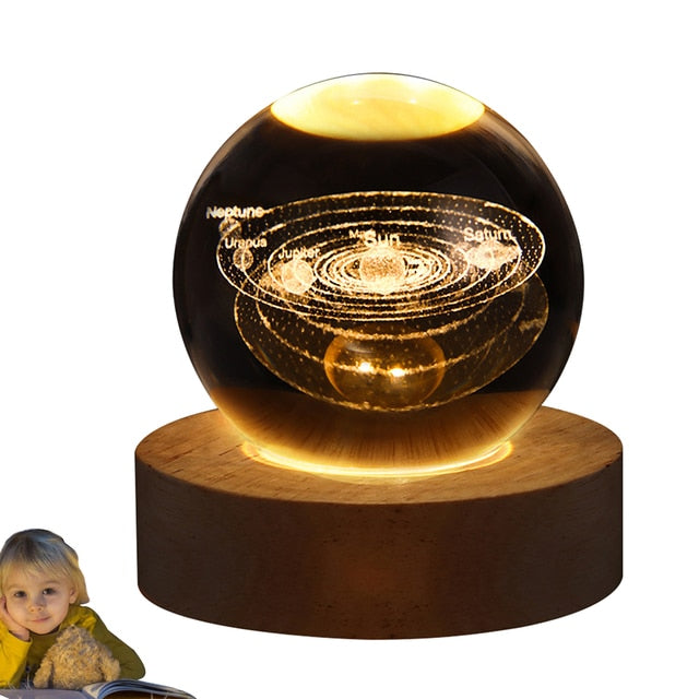 LED Crystal Ball Nightlights