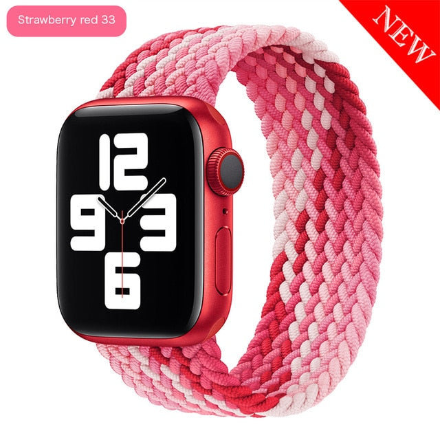 Braided Loop Watch Band For Apple