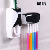 Toothbrush Holder Toothpaste Dispenser Solar Energy