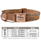 Personalized Nylon Dog Collar