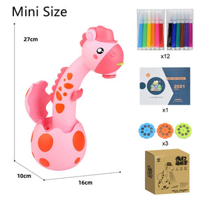 Kids Mini Led Art Drawing Table Set