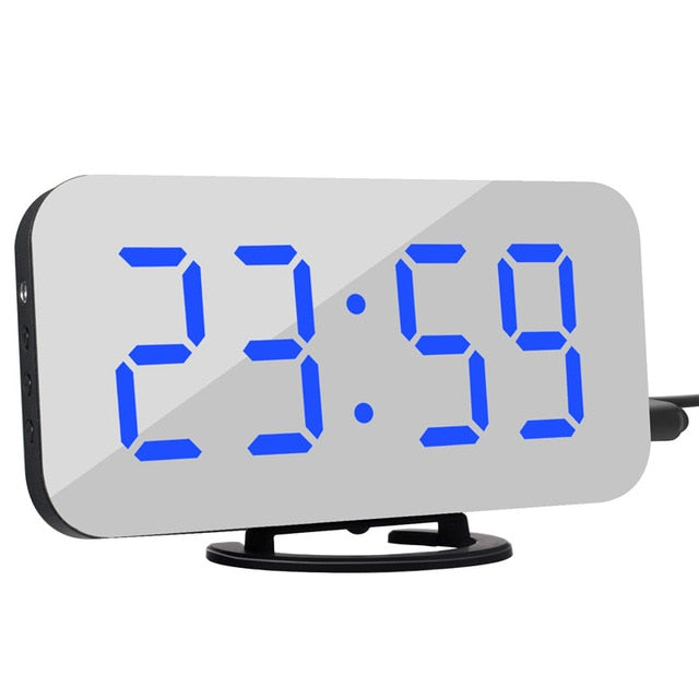 LED Mirror Clock