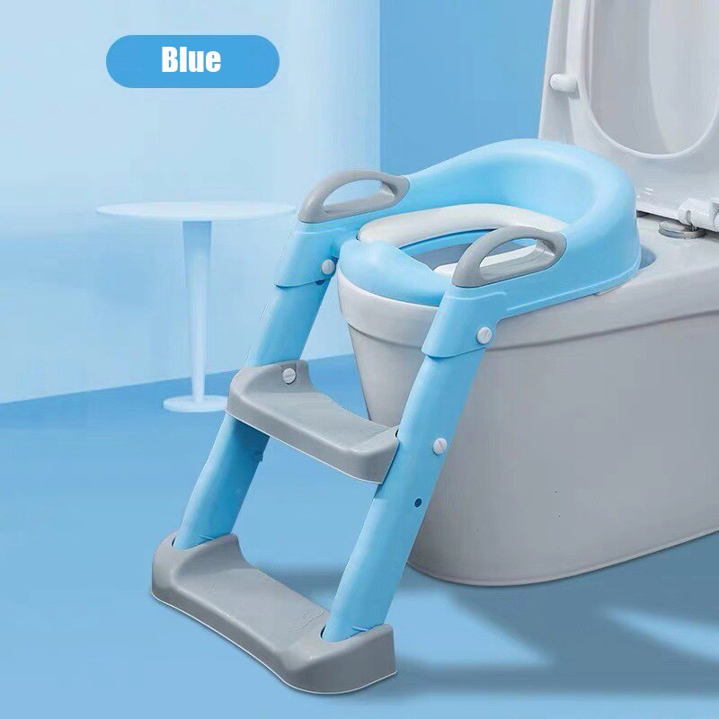 Folding Infant Potty Seat Training Chair with Step Stool Ladder