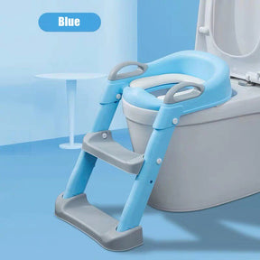 Folding Infant Potty Seat Training Chair with Step Stool Ladder