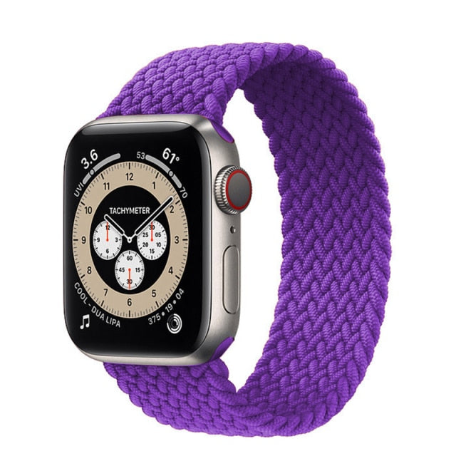 Braided Solo Loop For Apple Watch Band Strap