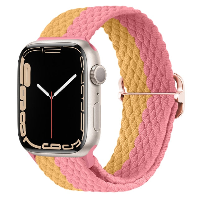 Nylon Braided Solo Loop Strap For Apple Watch