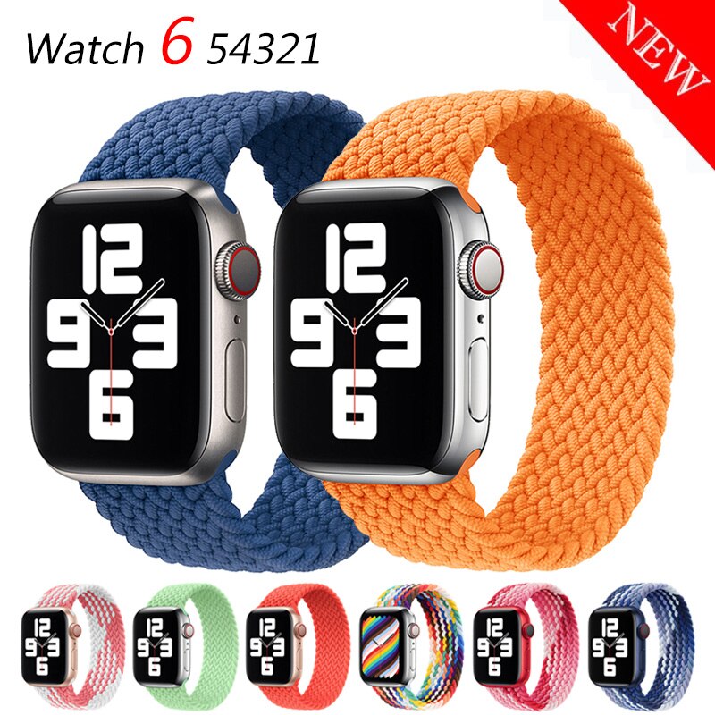 Braided Loop Watch Band For Apple